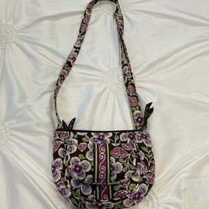 Vera Bradley Plum Petals crossbody bag